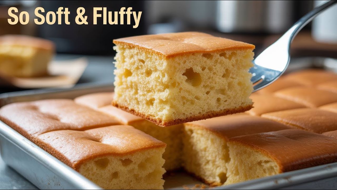 Easy Homemade Sponge Cake | Light, Fluffy & Delicious