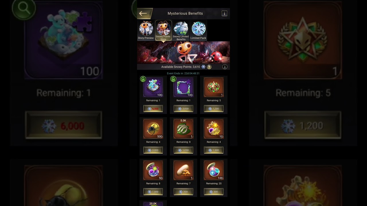 The ant underground Kingdom tips and tricks (queen 25 rewards/blizzard rewards/insect gamble tips)