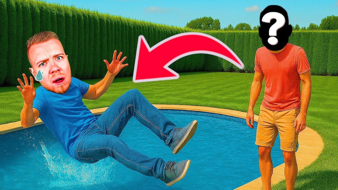 YOUTUBER wird BESTRAFT und IN DEN POOL GESCHMISSEN!