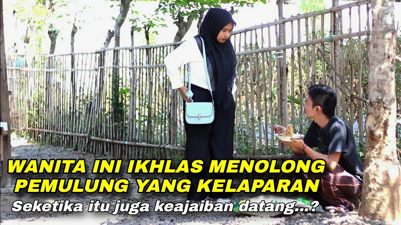 WANITA INI IKHLAS MENOLONG PEMULUNG YANG KELAPARAN.!SEKETIKA ITU JUGA KEAJAIBAN DATANG...?