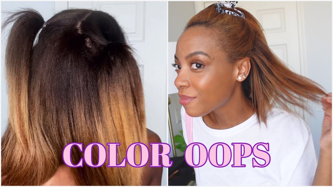 Removing dark brown toner with COLOR OOPS!