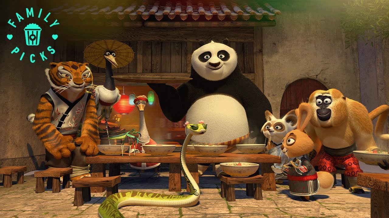 Po Hosts Holiday Feast with the Townsfolk | Kung Fu Panda Holiday