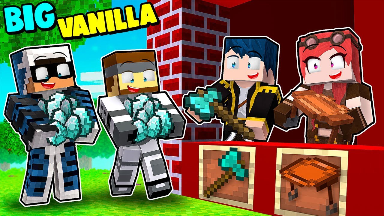APRO UNA BANCARELLA NEL MERCATO DEGLI YOUTUBERS! - MINECRAFT *BIG VANILLA* Ep.9