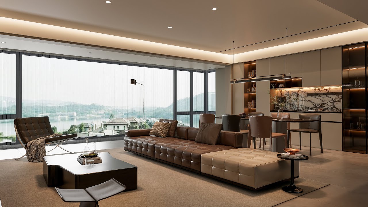 Living room 22 enscape rendering