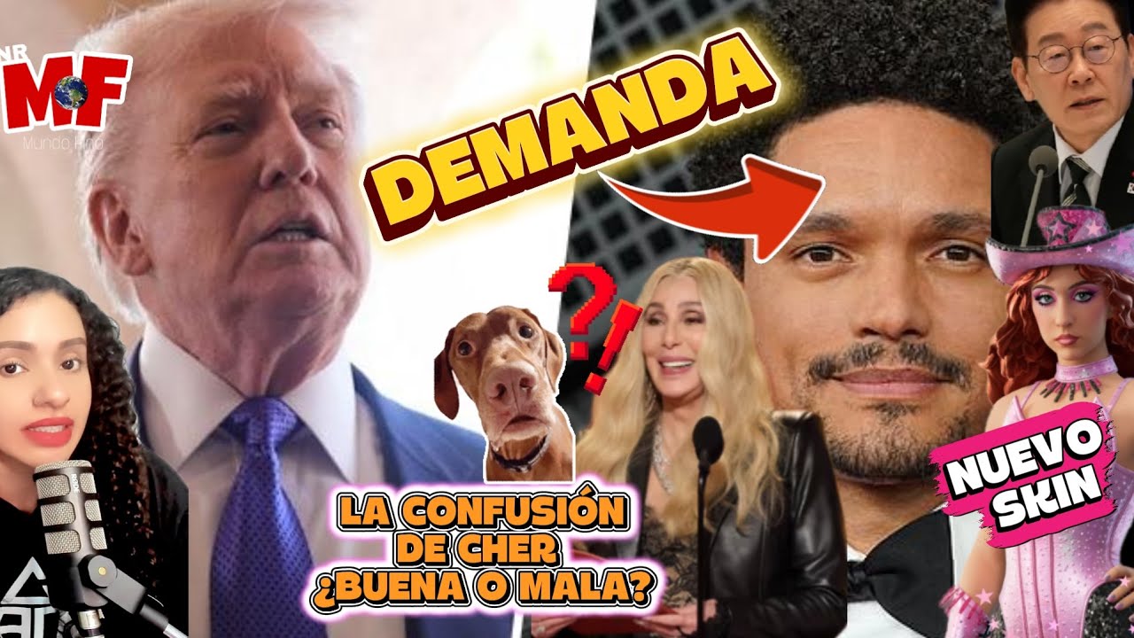 🚨TRUMP DEMANDARÁ AL PRESENTADOR DE LOS PREMIOS GRAMMY🔥LA CONFUSIÓN DE CHER🔥CHAPPELL ROAN EN FORTNITE