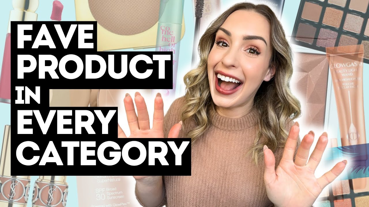 FAVORITE PRODUCT IN EVERY CATEGORY 🤩 Best Luxury Makeup I've Tried | Best foundation, concealer...