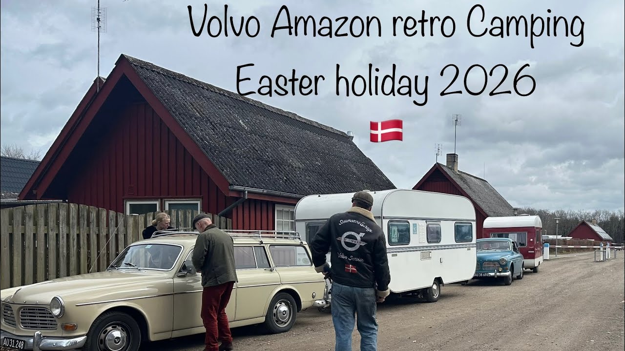 Retro camping with Volvo Amazon easter 26🇩🇰