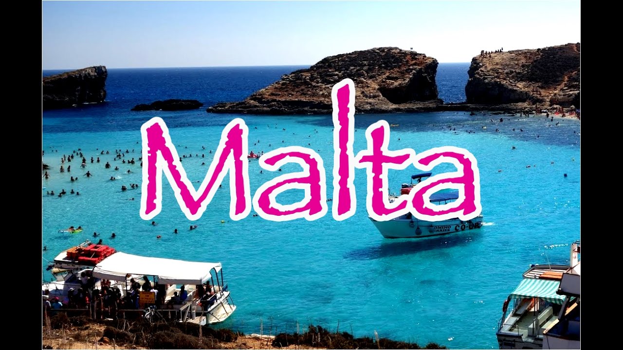 Speedboat Trip from Sliema to Comino - Blue Lagoon - Malta 2016 HD