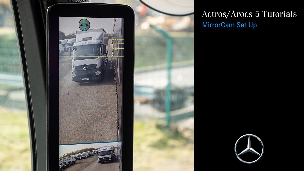 Новые обучающие материалы Actros/Arocs: настройка MirrorCam