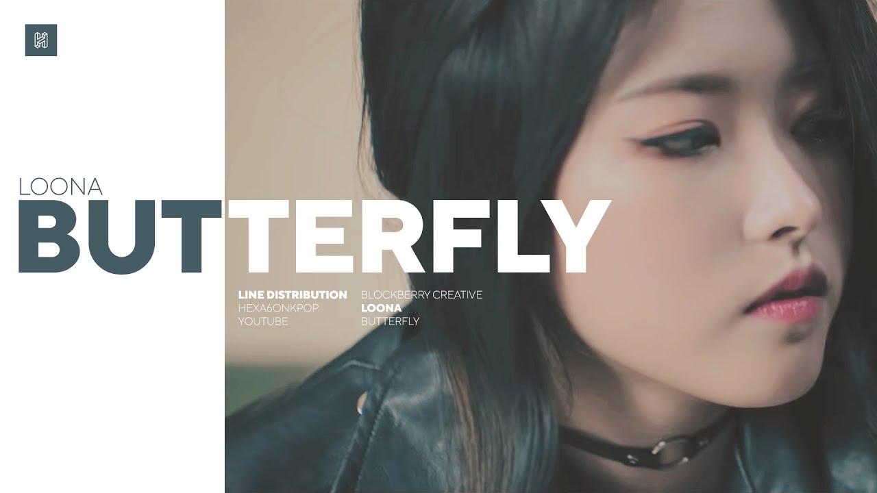 LOONA - Butterfly Line Distribution (Color Coded) | 이달의 소녀
