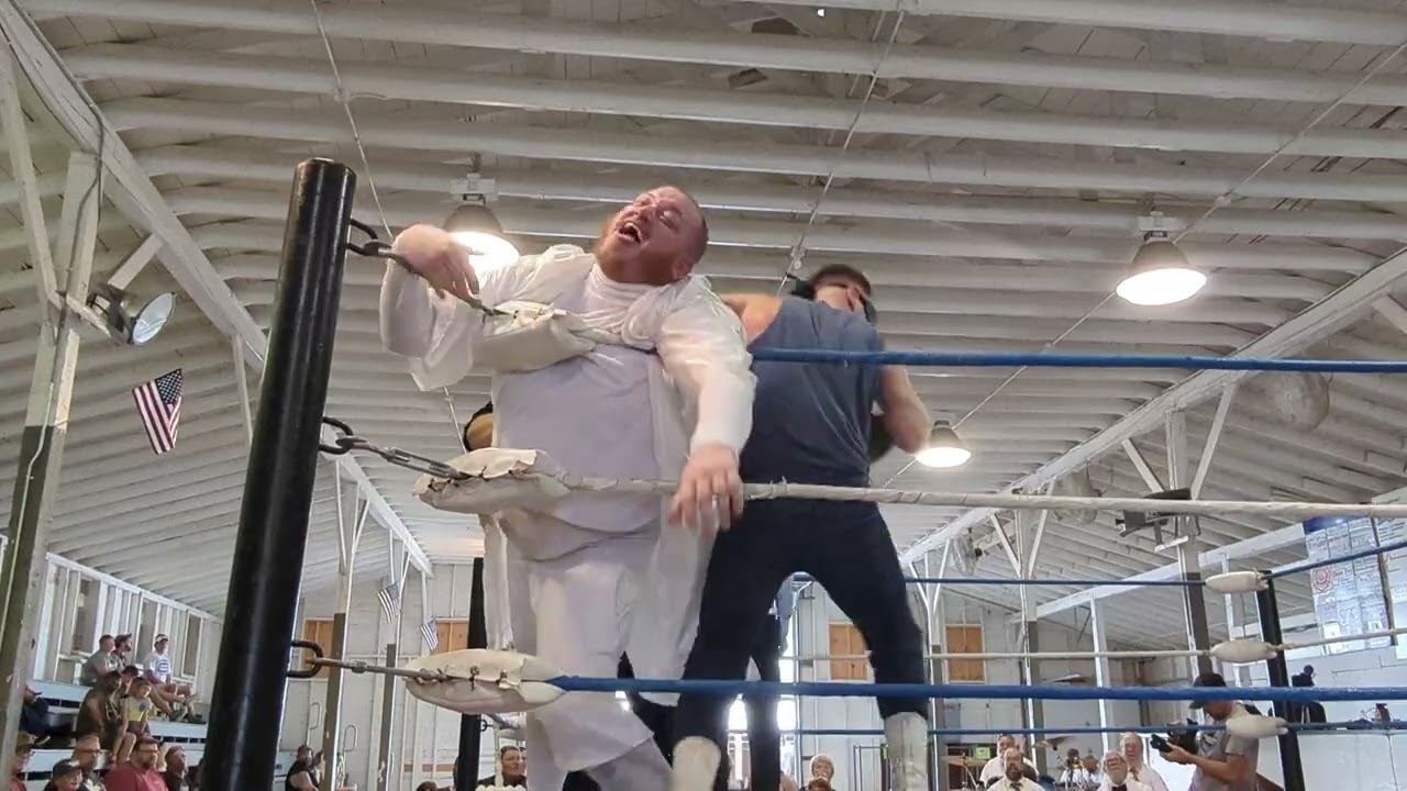 Judge Hugo Lexington Black & Bully Goon vs. Buster Buckaroo & Dick J. Lahart  Olde Wrestling 8-25-24