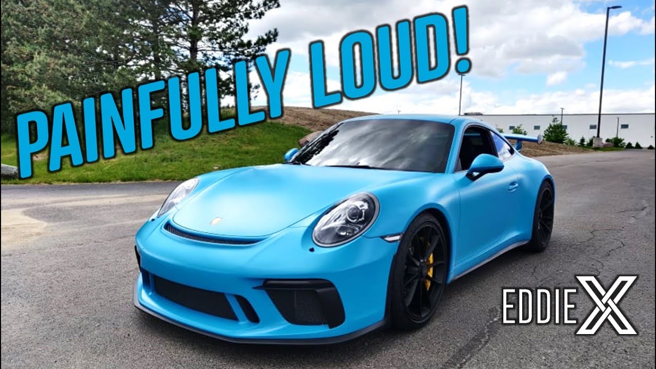 Straight Piped Porsche GT3 Is Insanely Loud (Possibly Illegal)