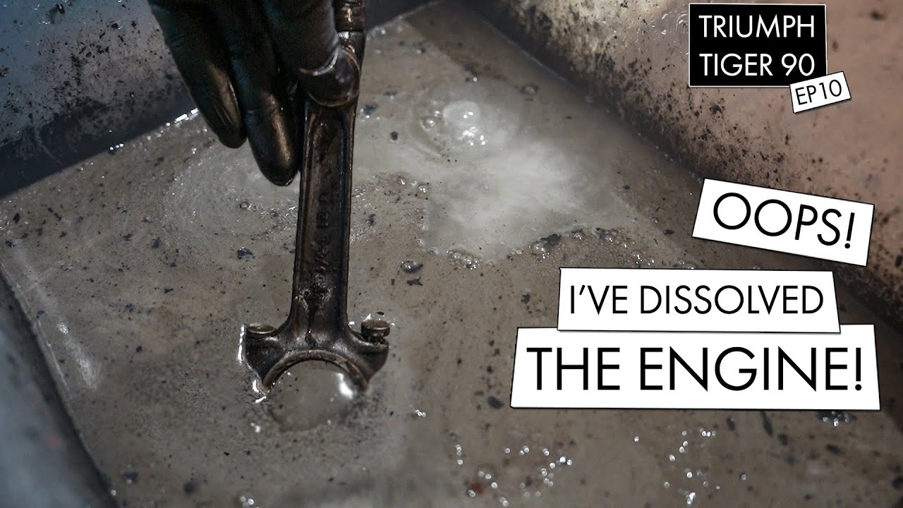 Oops! I've Dissolved The Engine! | Triumph Tiger 90 Restoration | Episode 10