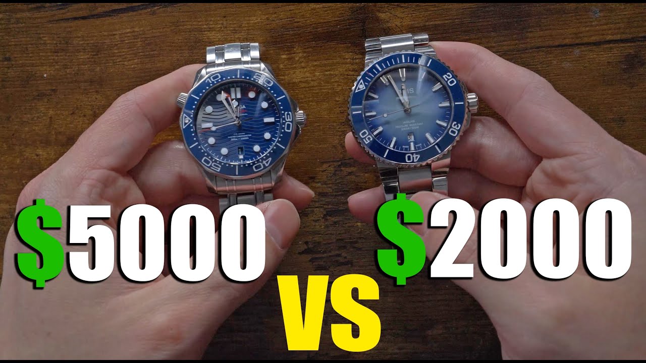 Omega Seamaster 300 VS Oris Aquis, hay alguna diferencia entre un reloj de $5000 y uno de $2000?