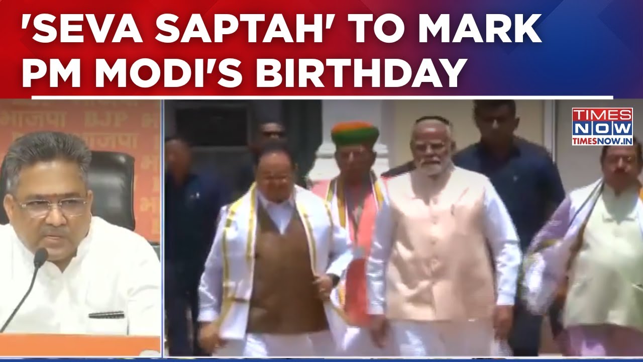 BJP Launches &lsquo;Seva Saptah&rsquo; Campaign To Mark PM Modi&rsquo;s Birthday, Focus On Service | Watch