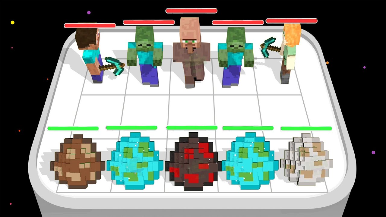CRAFT AND MERGE 3D - MineCraft Merge ⭐ Android Game Merge Battles