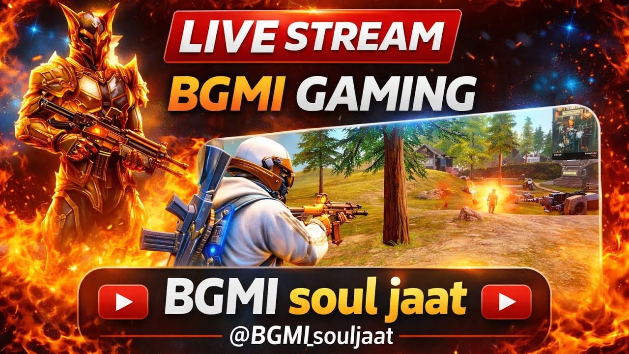 👉 BGMI LIVE 🔴 | Soul Jaat Gaming | Intense Fight & Clutch Gameplay Jaat is live .jaat is live bgmi