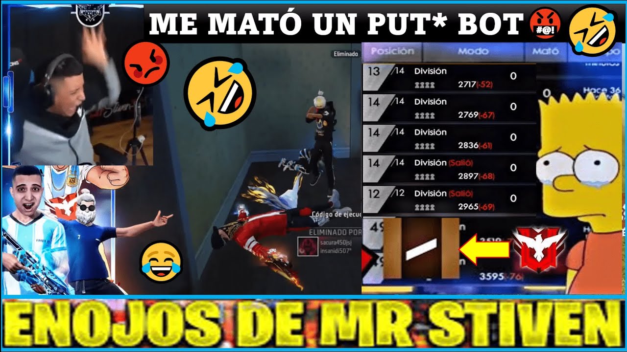 Puro Rojo de Tanto Perder🤣🔥 - Enojos de Mr Stiven - Mr Stiven Tc - Inmortalff