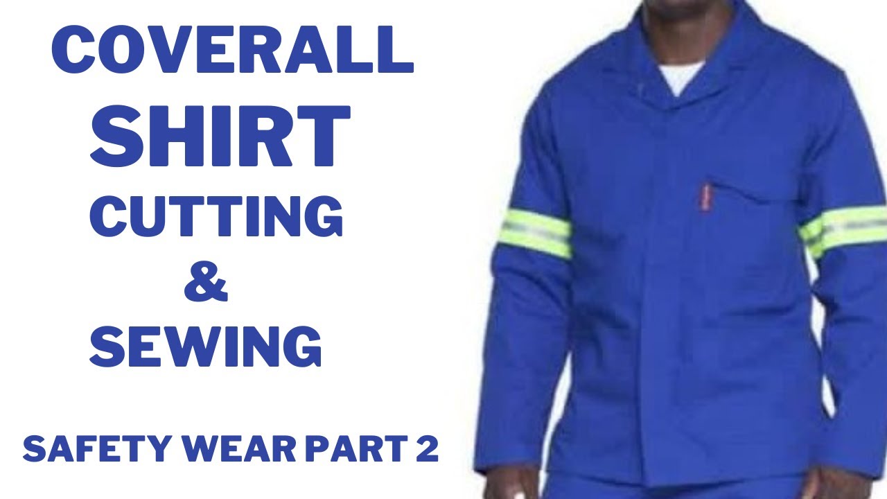 HOW TO CUT AND SEW COVERALL SHIRT part 2