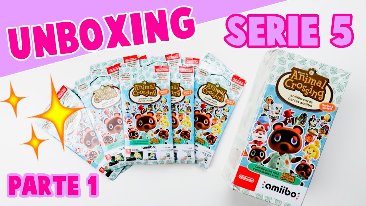 ABRIENDO SOBRES DE LA SERIE 5 *ESTO SALIÓ* - P 1 - ANIMAL CROSSING NEW HORIZONS