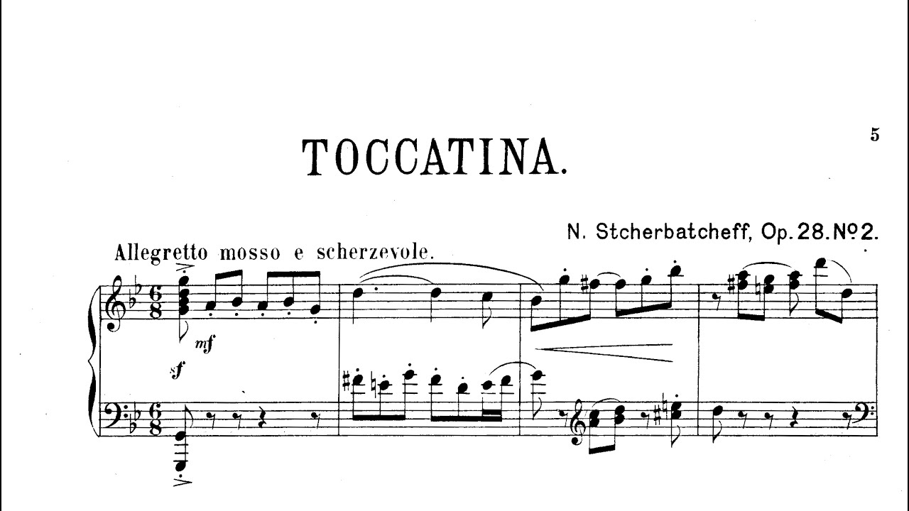 Nikolai Shcherbachov: 2 Morceaux, Op.28