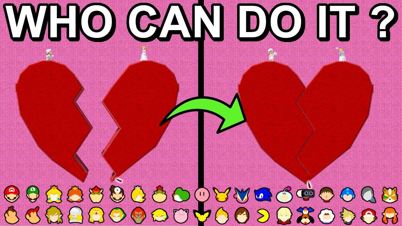 Who Can Fix The Broken Heart For His Valentine ? - Super Smash Bros. Ultimate