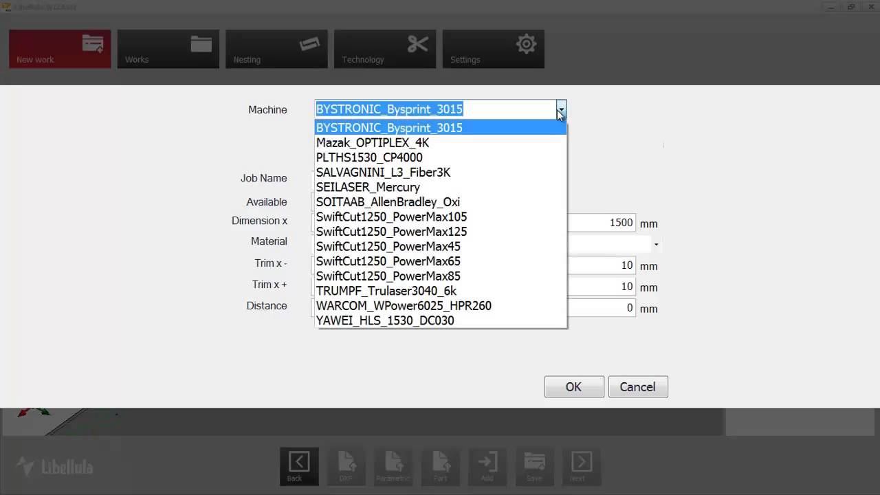 Libellula.WIZARD - CAM application dedicated to the programming of any type cutting machines.