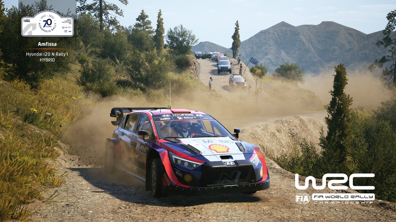 EA Sports WRC | Race & Setup | Amfissa - Rally Greece | Hyundai i20N Rally1 Hybrid 2023 | #4K