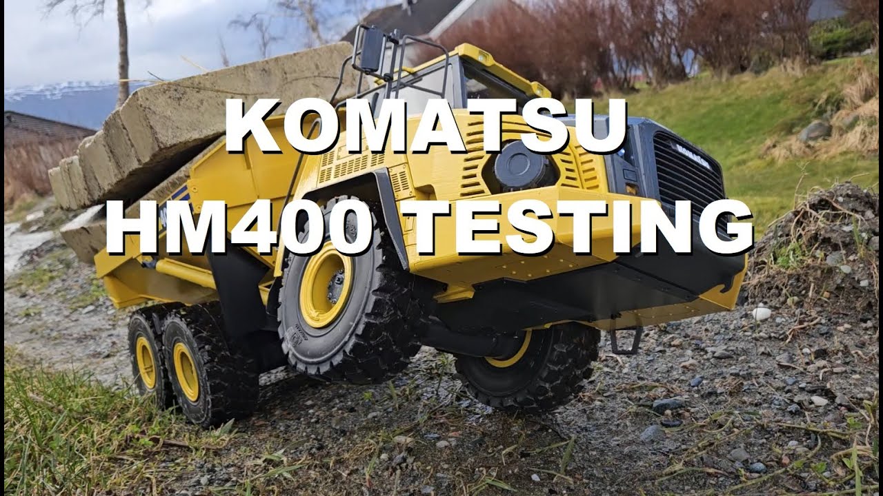 1/14 Komatsu HM400 Buildseries - PART 4