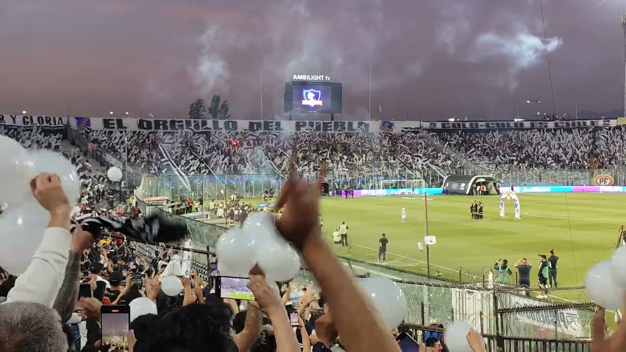 Salida Colo Colo vs. UC / sale campeón 🏁🤟🏻