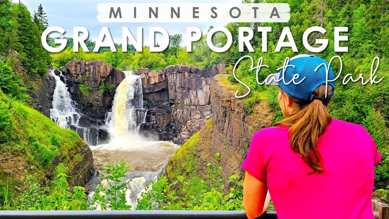 GRAND PORTAGE STATE PARK | Tallest Waterfall in Minnesota High Falls! | MN North Shore