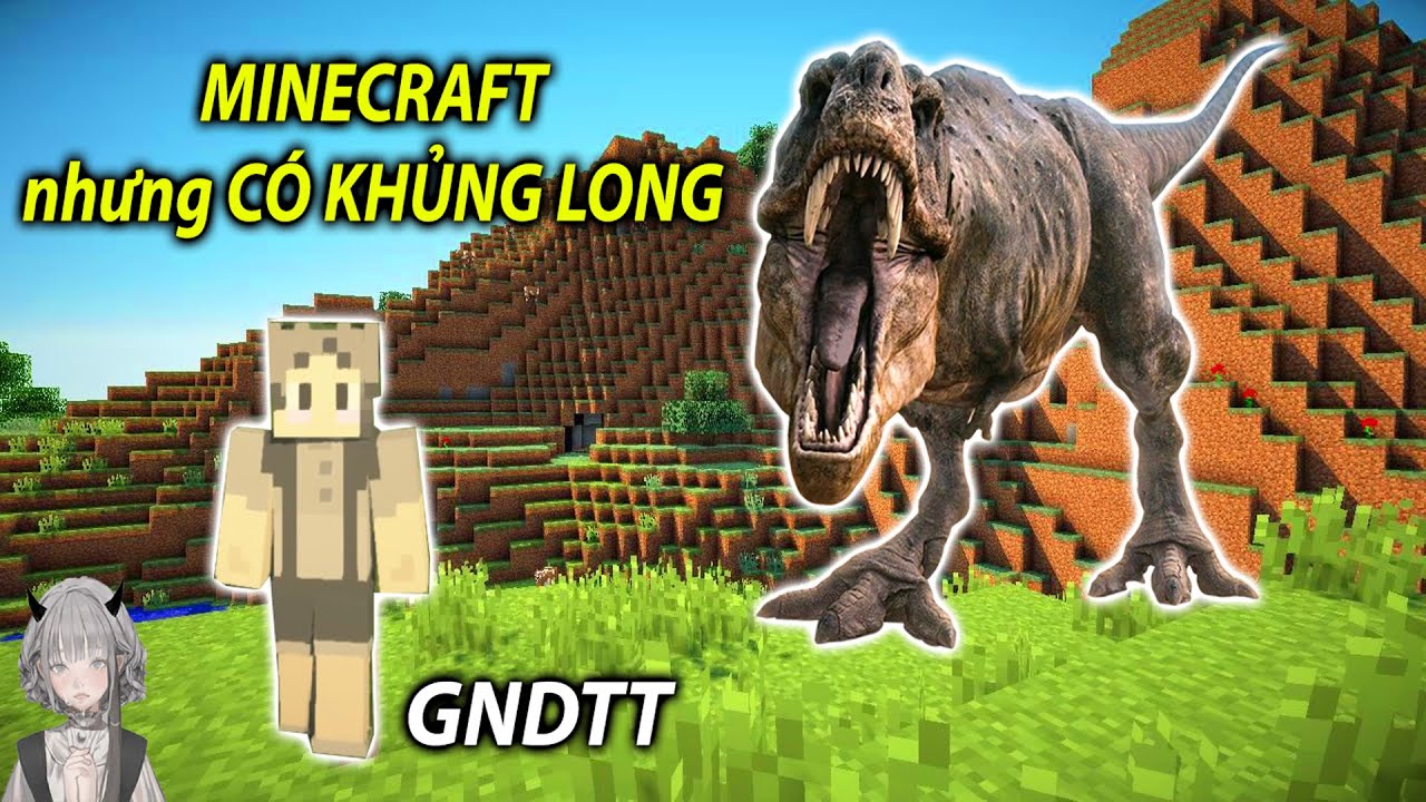 MINECRAFT nhưng l&agrave; THẾ GIỚI KHỦNG LONG | ARK | GNDTT