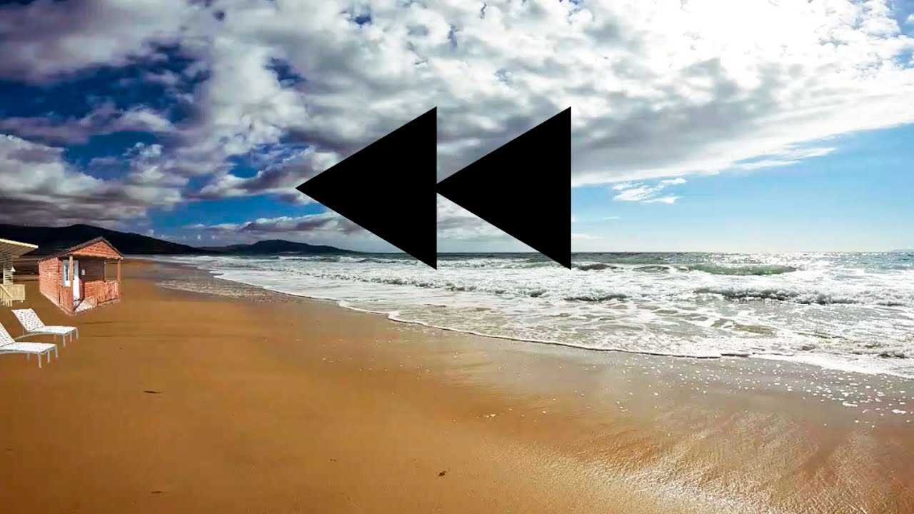 Reverse ocean waves loop, Calming and Relaxation sound.