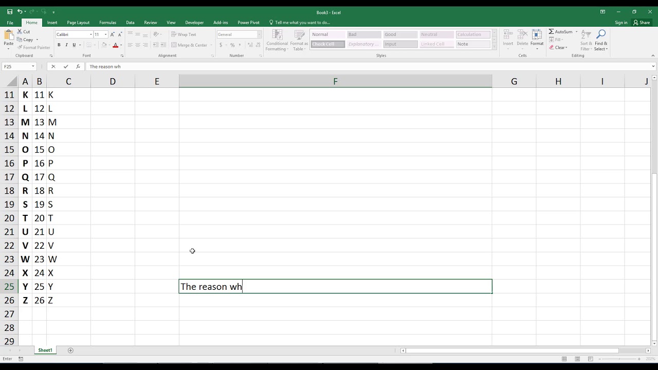 How to Convert Alphabet Characters into Numbers and Vice Versa in Excel. [HD]