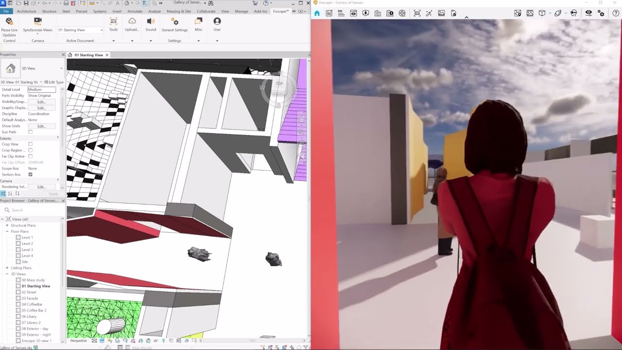 Enscape Asset Placement in Revit