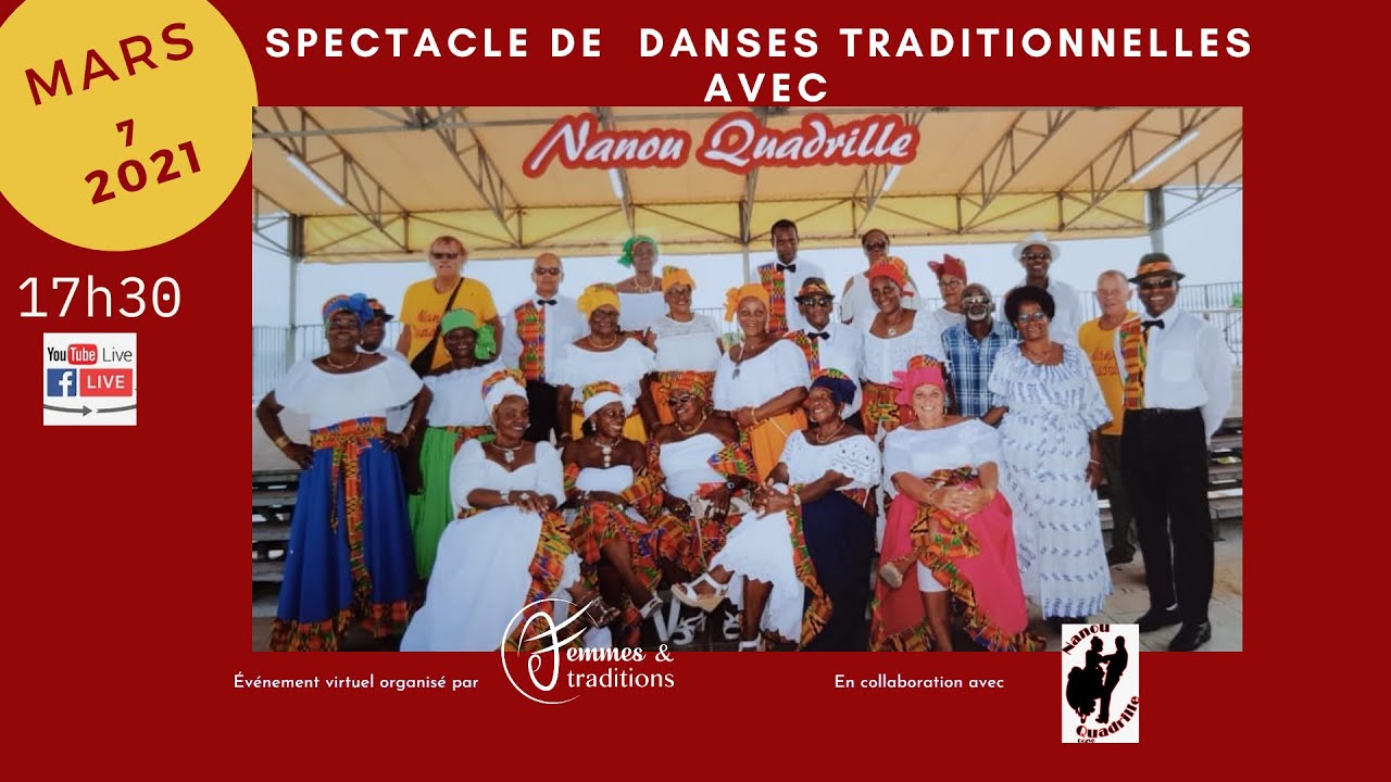 SPECTACLES DE DANSES TRADITIONNELLES AVEC NANOU QUADRILLE DE LA GUADELOUPE