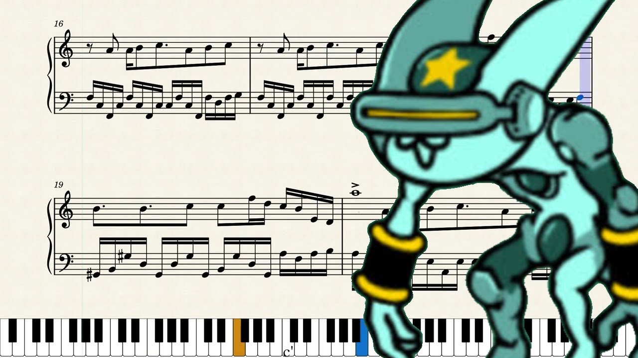 Filibuster Invasion (フィリバスター襲来ステージ) Piano Music Sheet (The Battle Cats)