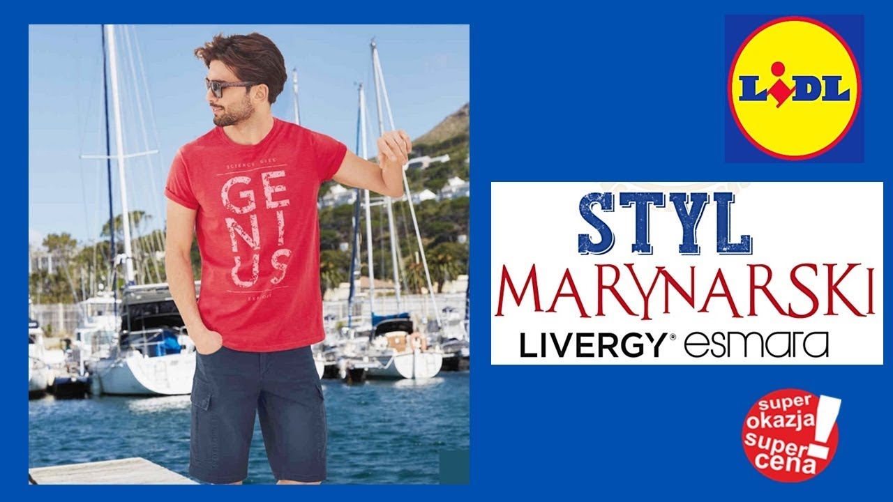 ( Gazetka Archiwalna ) Oferta LIDLA od 17.05.2018 | Styl Marynarski | Moda Męska