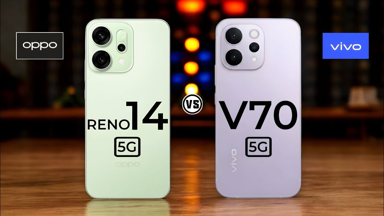 Oppo Reno 14 5G Vs Vivo V70 5G   #Trakontech 