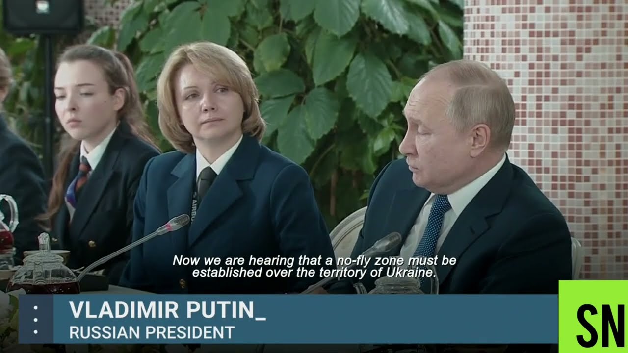 President Vladimir Putin say no-fly zone in Ukraine