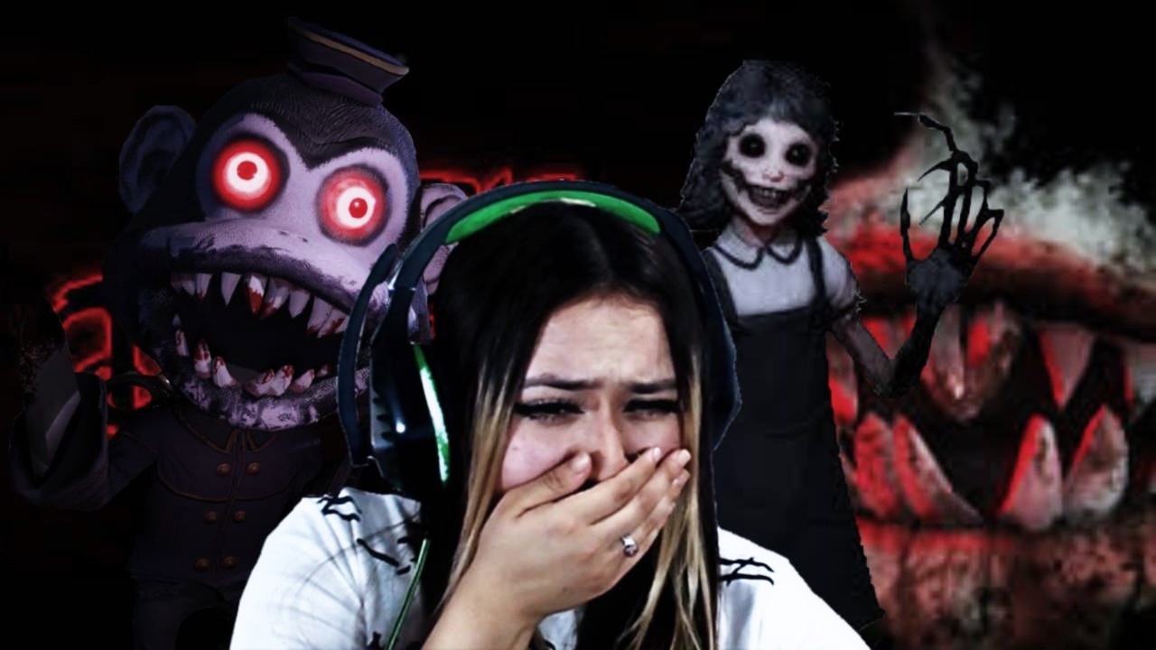 SOY PERSEGUIDA POR UNOS MONOS DIABOLICOS😰 //dark deception roblox