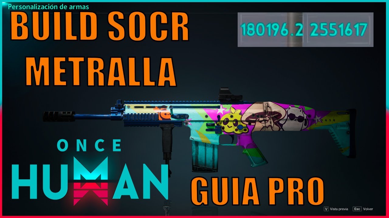 BUILD de metralla EPICA! Guia PRO completa! | ONCE HUMAN
