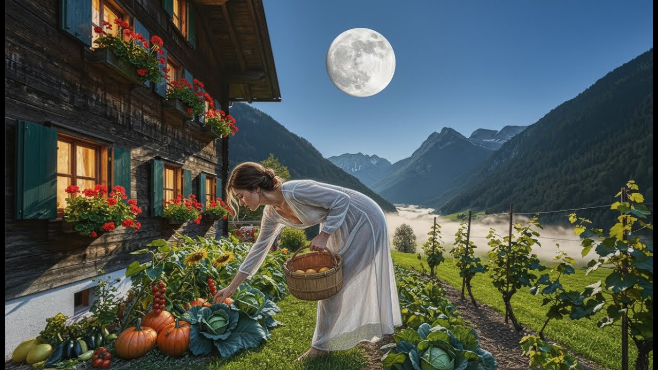 When the Alps Wake Up 🌄 | Slow Living in a Mountain Garden | 13 Minutes of Calm