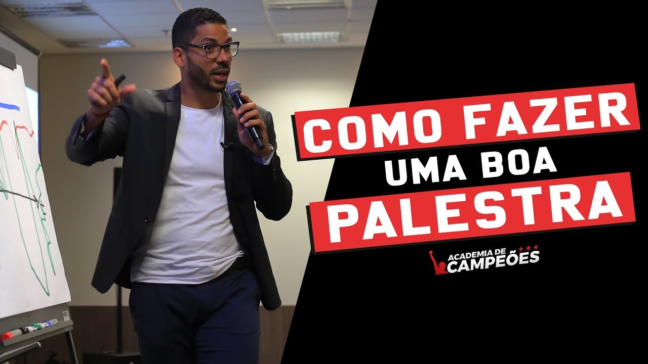 COMO fazer uma BOA palestra | Saiba TUDO o que voc&ecirc; precisa FAZER para PERFORMAR bem no palco