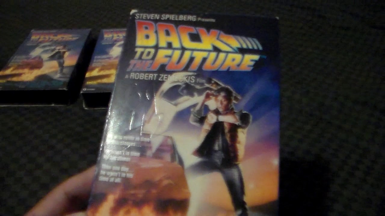 Four Different Versions Of Back To The Future VHS
