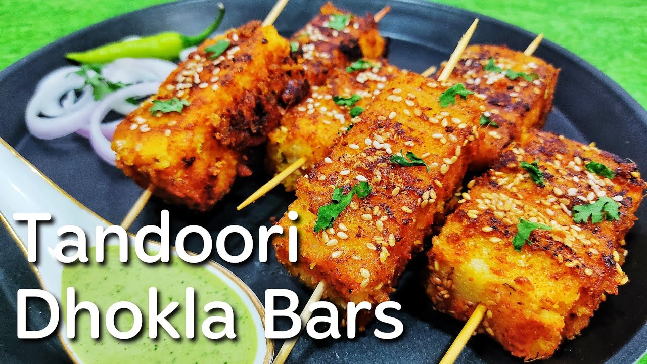 Tandoori dhokla - तंदूरी ढोकला रेसिपी - Instant tandoori dhokla recipe - गुजराती ढोकला - Rava dhokla