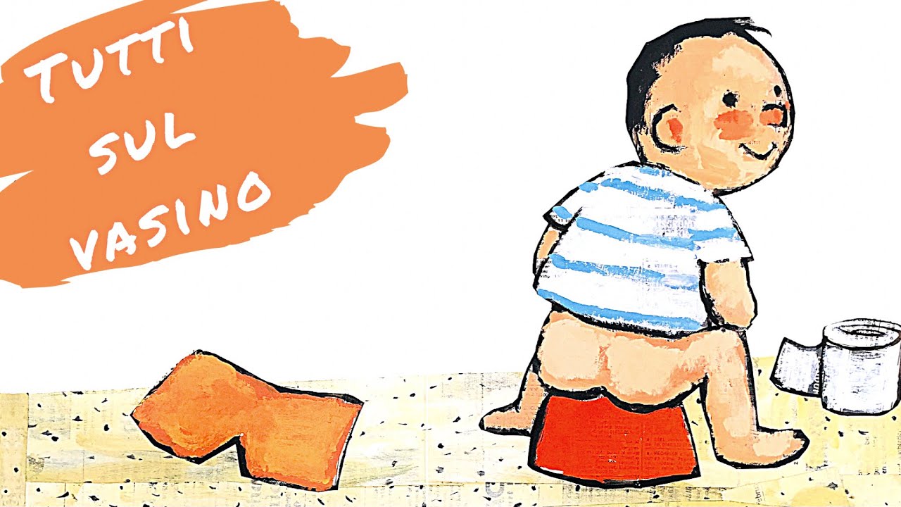 Tutti sul vasino | Libri per bambini da leggere | Gli animali nel vasino | video per bambini |