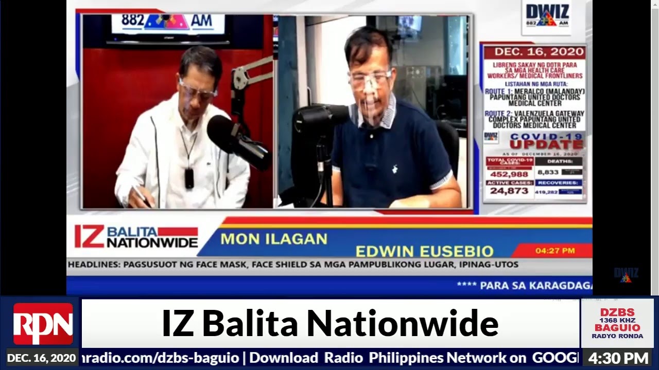 IZ Balita Nationwide |  December 16, 2020