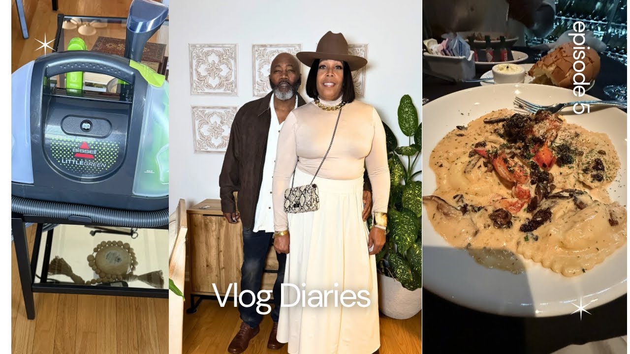 GRWM, Morton's Restaurant, Cleaning Chairs and Dining Room.