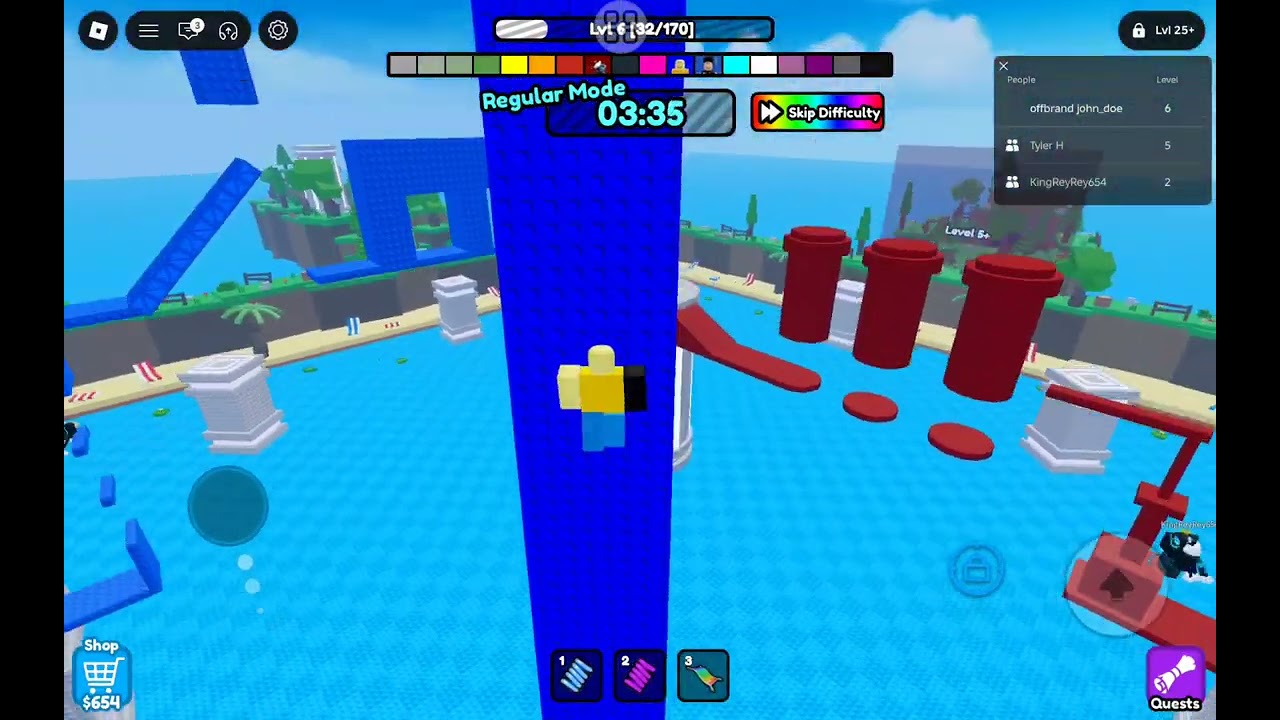 Obby race 2 (ft. tyler12789) sub part 1